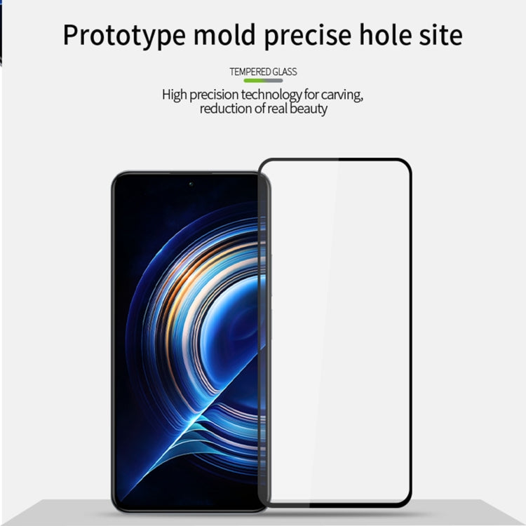 MOFI 9H 2.5D Full Screen Tempered Glass Film, For Xiaomi Poco F5, For Xiaomi Redmi 12 5G, For Xiaomi Poco F5 Pro, For Xiaomi Redmi Note 12T Pro, For Xiaomi Redmi Note 12R Pro