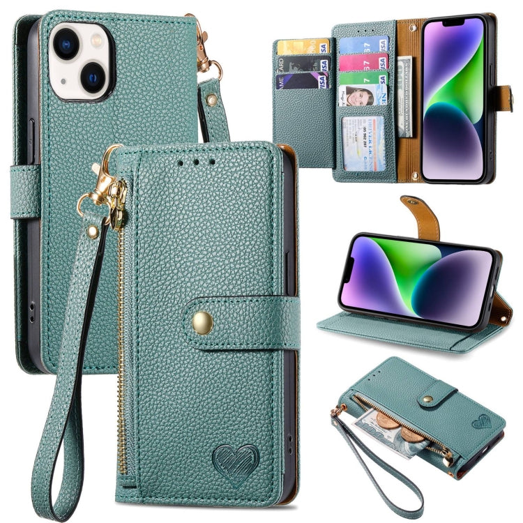 Love Zipper Lanyard Leather Phone Case, For iPhone 16e, For iPhone 16 Pro Max, For iPhone 16 Pro, For iPhone 16 Plus, For iPhone 16, For iPhone 15 Pro Max, For iPhone 15 Pro, For iPhone 15 Plus, For iPhone 15, For iPhone 14 Plus, For iPhone 14���������...