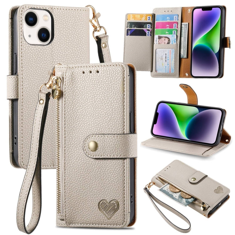 Love Zipper Lanyard Leather Phone Case, For iPhone 16e, For iPhone 16 Pro Max, For iPhone 16 Pro, For iPhone 16 Plus, For iPhone 16, For iPhone 15 Pro Max, For iPhone 15 Pro, For iPhone 15 Plus, For iPhone 15, For iPhone 14 Plus, For iPhone 14���������...