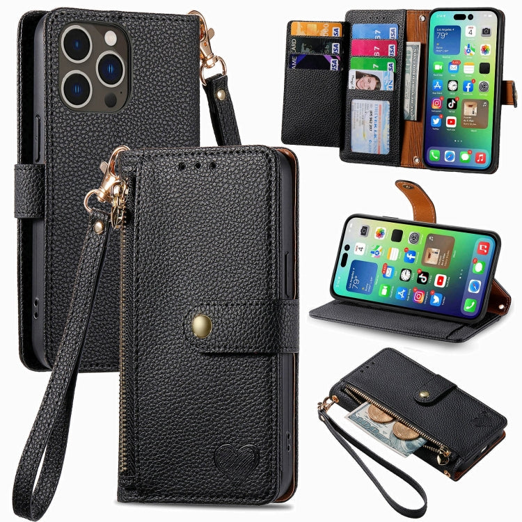 Love Zipper Lanyard Leather Phone Case, For iPhone 16e, For iPhone 16 Pro Max, For iPhone 16 Pro, For iPhone 16 Plus, For iPhone 16, For iPhone 15 Pro Max, For iPhone 15 Pro, For iPhone 15 Plus, For iPhone 15, For iPhone 14 Plus, For iPhone 14���������...