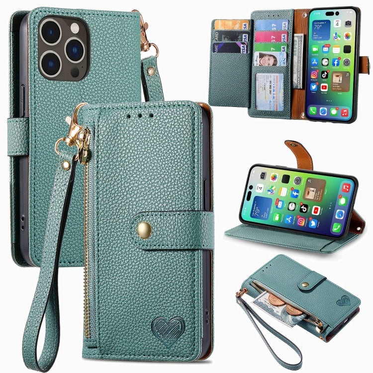 Love Zipper Lanyard Leather Phone Case, For iPhone 16e, For iPhone 16 Pro Max, For iPhone 16 Pro, For iPhone 16 Plus, For iPhone 16, For iPhone 15 Pro Max, For iPhone 15 Pro, For iPhone 15 Plus, For iPhone 15, For iPhone 14 Plus, For iPhone 14���������...