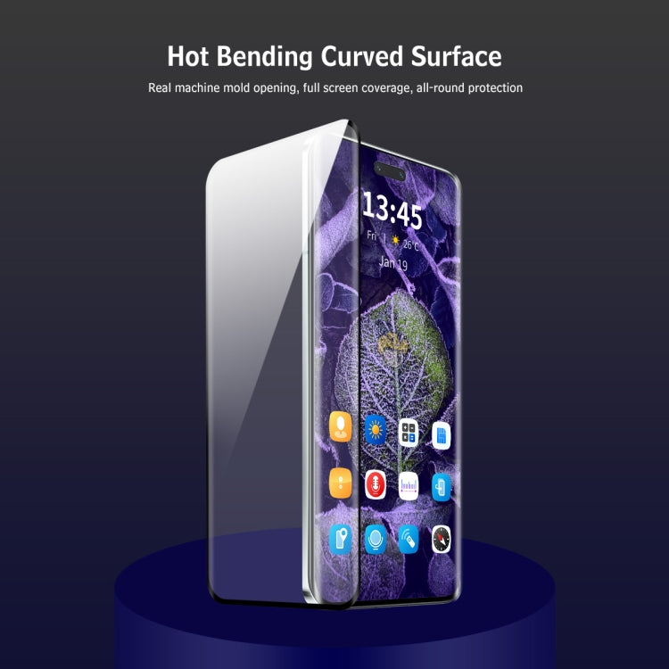 5pcs ENKAY 3D Hot Bending Side Glue Tempered Glass Full Film, For Huawei Mate 70 Pro, For Huawei nova 13 Pro, For Huawei P60 Pro / Art, For Huawei Pura 70 Pro / 70 Pro+ / 70 Ultra, For Huawei nova 12 Pro / nova 12 Ultra