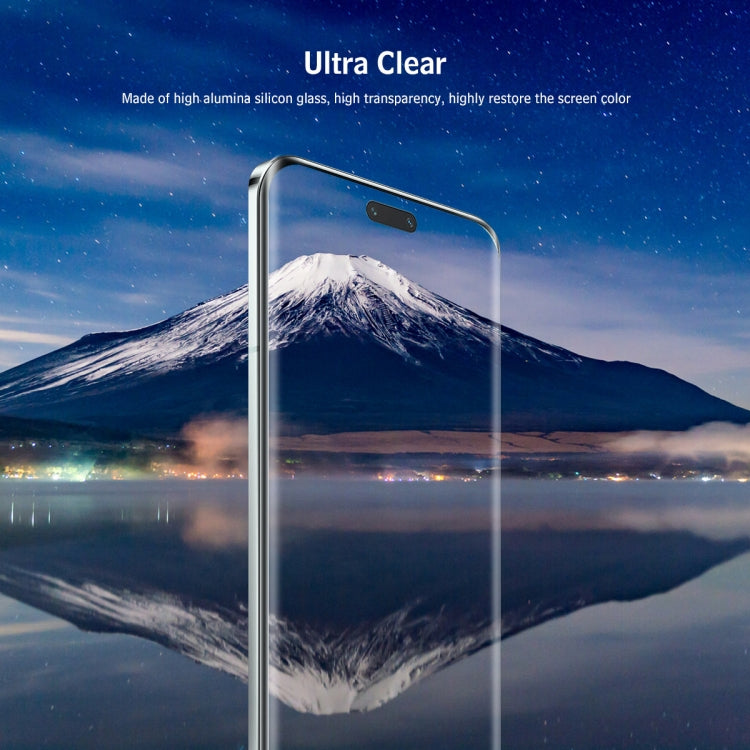 5pcs ENKAY 3D Hot Bending Side Glue Tempered Glass Full Film, For Huawei Mate 70 Pro, For Huawei nova 13 Pro, For Huawei P60 Pro / Art, For Huawei Pura 70 Pro / 70 Pro+ / 70 Ultra, For Huawei nova 12 Pro / nova 12 Ultra