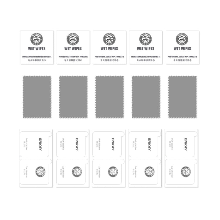 5pcs ENKAY 3D Hot Bending Side Glue Tempered Glass Full Film, For Huawei Mate 70 Pro, For Huawei nova 13 Pro, For Huawei P60 Pro / Art, For Huawei Pura 70 Pro / 70 Pro+ / 70 Ultra, For Huawei nova 12 Pro / nova 12 Ultra