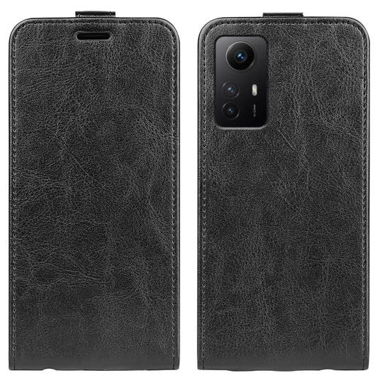 R64 Texture Single Vertical Flip Leather Phone Case