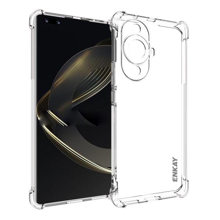 ENKAY Hat-Prince Transparent TPU Shockproof Phone Case, For Huawei Enjoy 70X, For Huawei Mate 70 Pro, For Huawei Mate 70, For Huawei nova 13 Pro, For Huawei nova Flip, For Huawei nova 12i, For Huawei Pura 70, For Huawei Mate 60, For Huawei Mate 60 Pro�...