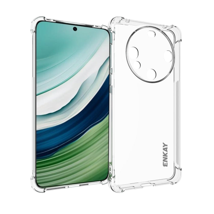 ENKAY Hat-Prince Transparent TPU Shockproof Phone Case, For Huawei Enjoy 70X, For Huawei Mate 70 Pro, For Huawei Mate 70, For Huawei nova 13 Pro, For Huawei nova Flip, For Huawei nova 12i, For Huawei Pura 70, For Huawei Mate 60, For Huawei Mate 60 Pro�...