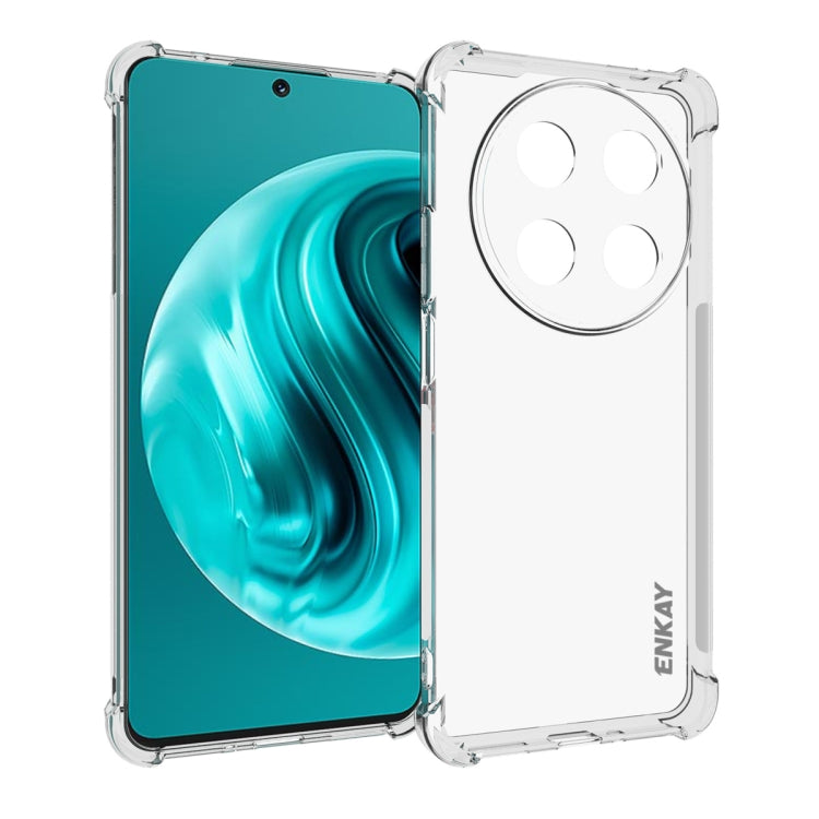 ENKAY Hat-Prince Transparent TPU Shockproof Phone Case, For Huawei Enjoy 70X, For Huawei Mate 70 Pro, For Huawei Mate 70, For Huawei nova 13 Pro, For Huawei nova Flip, For Huawei nova 12i, For Huawei Pura 70, For Huawei Mate 60, For Huawei Mate 60 Pro�...