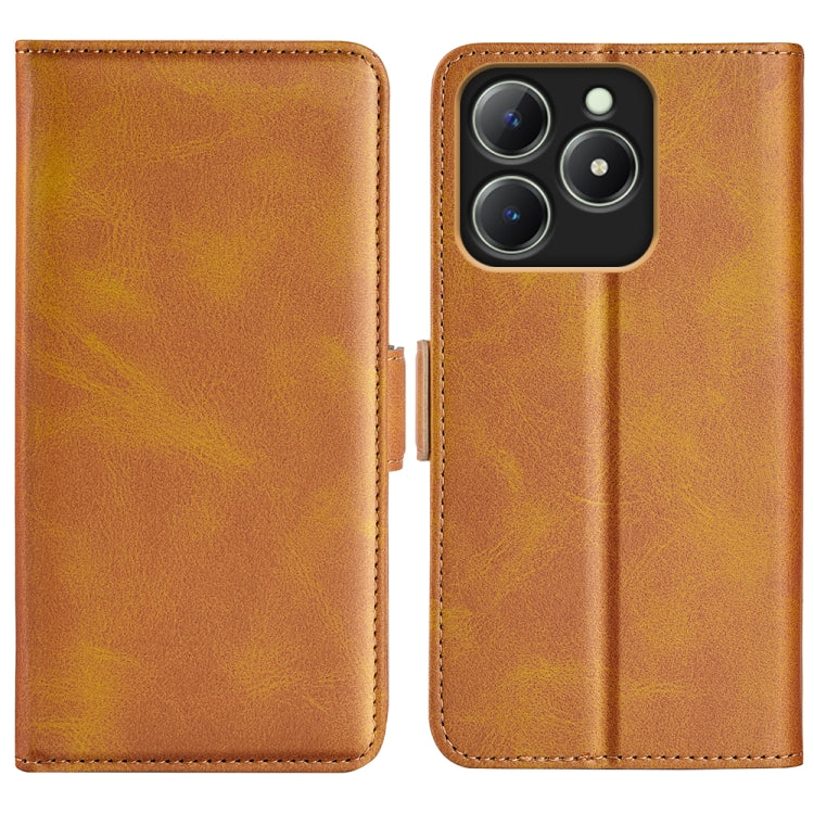 Dual-side Magnetic Buckle Horizontal Flip Leather Phone Case, For Realme 14 Pro+, For Realme 14 Pro 5G, For Realme 14X 4G, For Realme C75, For Realme GT 7 Pro 5G, For Realme 13+ 5G, For Realme 13 Pro 5G, For Realme GT 6 5G, For Realme C63��������������...