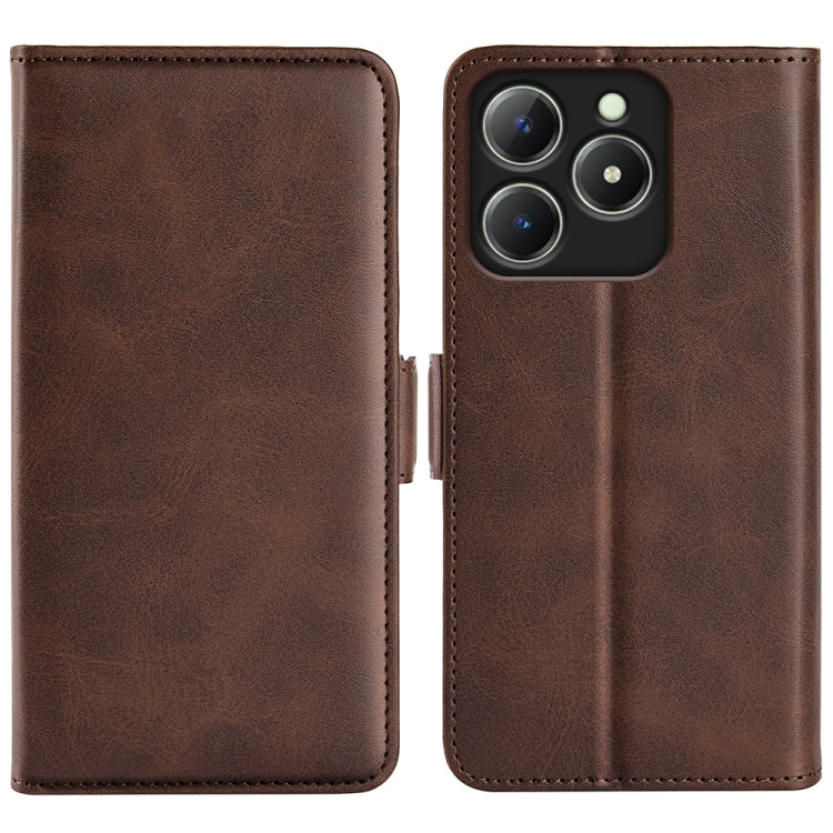 Dual-side Magnetic Buckle Horizontal Flip Leather Phone Case, For Realme 14 Pro+, For Realme 14 Pro 5G, For Realme 14X 4G, For Realme C75, For Realme GT 7 Pro 5G, For Realme 13+ 5G, For Realme 13 Pro 5G, For Realme GT 6 5G, For Realme C63��������������...