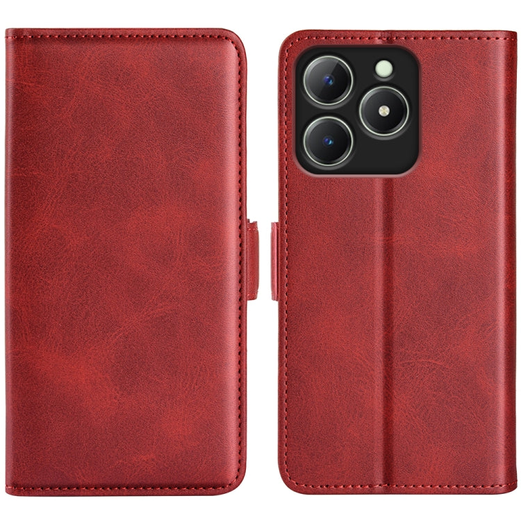 Dual-side Magnetic Buckle Horizontal Flip Leather Phone Case, For Realme 14 Pro+, For Realme 14 Pro 5G, For Realme 14X 4G, For Realme C75, For Realme GT 7 Pro 5G, For Realme 13+ 5G, For Realme 13 Pro 5G, For Realme GT 6 5G, For Realme C63��������������...