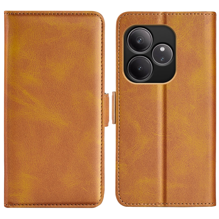 Dual-side Magnetic Buckle Horizontal Flip Leather Phone Case, For Realme 14 Pro+, For Realme 14 Pro 5G, For Realme 14X 4G, For Realme C75, For Realme GT 7 Pro 5G, For Realme 13+ 5G, For Realme 13 Pro 5G, For Realme GT 6 5G, For Realme C63��������������...