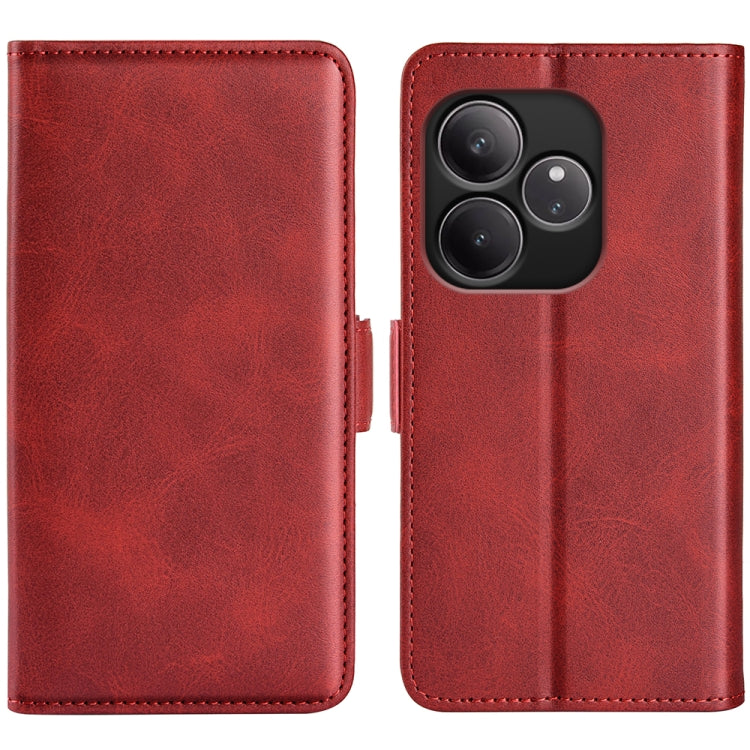 Dual-side Magnetic Buckle Horizontal Flip Leather Phone Case, For Realme 14 Pro+, For Realme 14 Pro 5G, For Realme 14X 4G, For Realme C75, For Realme GT 7 Pro 5G, For Realme 13+ 5G, For Realme 13 Pro 5G, For Realme GT 6 5G, For Realme C63��������������...