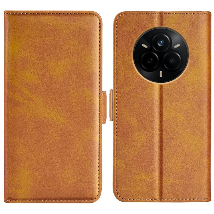 Dual-side Magnetic Buckle Horizontal Flip Leather Phone Case, For Realme 14 Pro+, For Realme 14 Pro 5G, For Realme 14X 4G, For Realme C75, For Realme GT 7 Pro 5G, For Realme 13+ 5G, For Realme 13 Pro 5G, For Realme GT 6 5G, For Realme C63��������������...