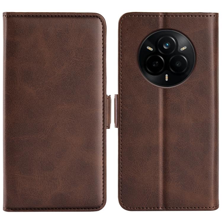 Dual-side Magnetic Buckle Horizontal Flip Leather Phone Case, For Realme 14 Pro+, For Realme 14 Pro 5G, For Realme 14X 4G, For Realme C75, For Realme GT 7 Pro 5G, For Realme 13+ 5G, For Realme 13 Pro 5G, For Realme GT 6 5G, For Realme C63��������������...