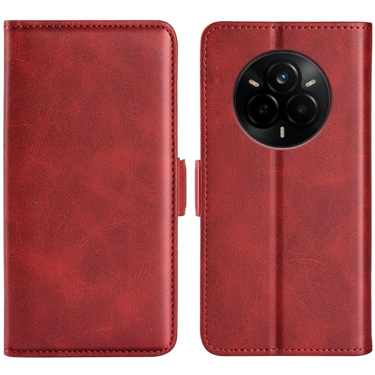 Dual-side Magnetic Buckle Horizontal Flip Leather Phone Case, For Realme 14 Pro+, For Realme 14 Pro 5G, For Realme 14X 4G, For Realme C75, For Realme GT 7 Pro 5G, For Realme 13+ 5G, For Realme 13 Pro 5G, For Realme GT 6 5G, For Realme C63��������������...