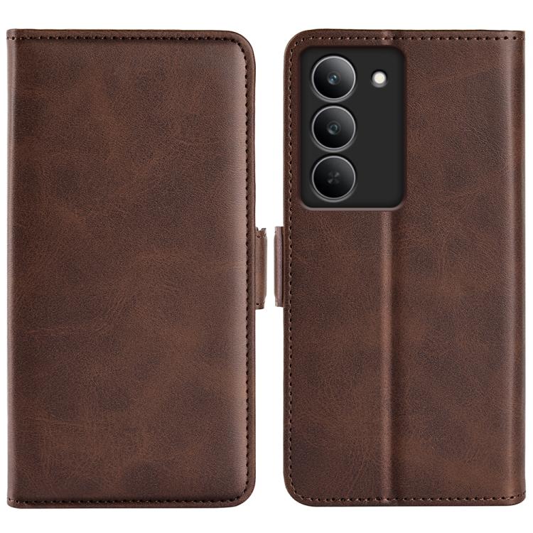 Dual-side Magnetic Buckle Horizontal Flip Leather Phone Case, For Realme 14 Pro+, For Realme 14 Pro 5G, For Realme 14X 4G, For Realme C75, For Realme GT 7 Pro 5G, For Realme 13+ 5G, For Realme 13 Pro 5G, For Realme GT 6 5G, For Realme C63��������������...