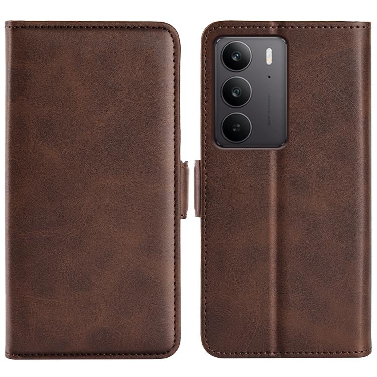 Dual-side Magnetic Buckle Horizontal Flip Leather Phone Case, For Realme 14 Pro+, For Realme 14 Pro 5G, For Realme 14X 4G, For Realme C75, For Realme GT 7 Pro 5G, For Realme 13+ 5G, For Realme 13 Pro 5G, For Realme GT 6 5G, For Realme C63��������������...