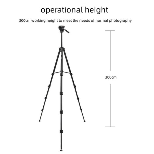 Yunteng VCT-3000 Professional Aluminum Tripod Camera Stand with Pan Head