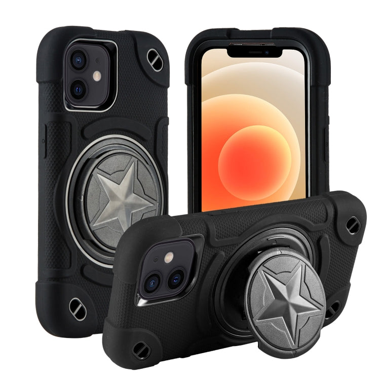 Shield PC Hybrid Silicone Phone Case, For iPhone 14, For iPhone 14 Pro Max, For iPhone 13 Pro Max, For iPhone 13, For iPhone 12, For iPhone 12 Pro Max, For iPhone 12 Pro