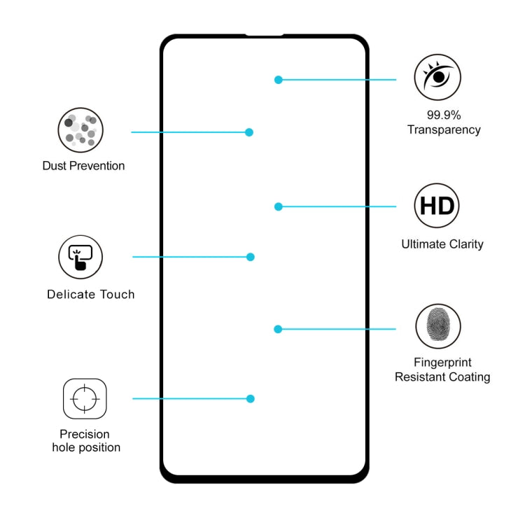 For Xiaomi Poco F5 Pro / Redmi K60 / K60 Pro 2pcs ENKAY Hat-Prince Full Glue 0.26mm 9H 2.5D Tempered Glass Full Film, For Redmi K20 / K20 Pro(2pcs)