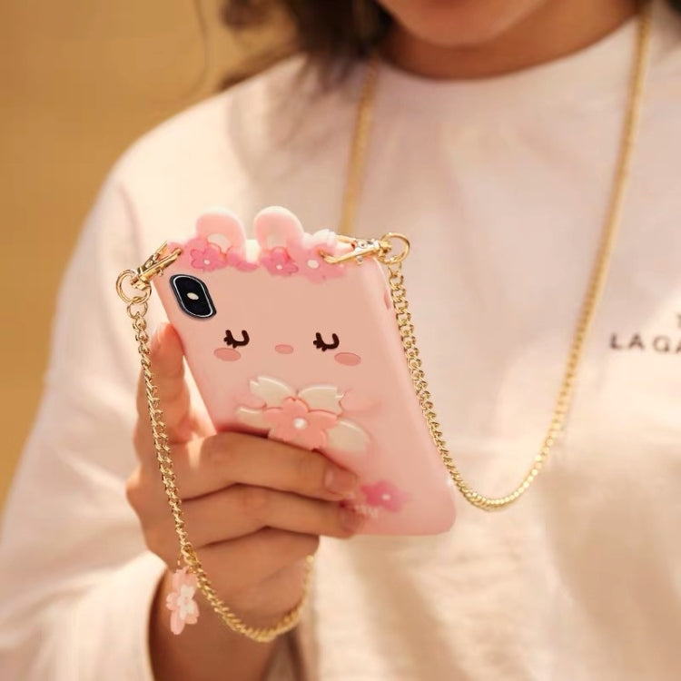 Cherry Blossoms Style Full Package Anti Falling Silicone Sleeve for iPhone X / XS, For iPhone X / XS