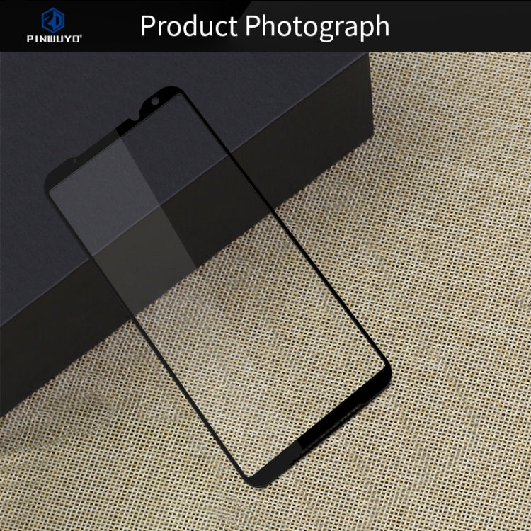 PINWUYO 9H 2.5D Full Screen Tempered Glass Film for, For ASUS Rog Phone 2, For Vivo Z5