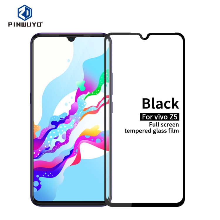 PINWUYO 9H 2.5D Full Screen Tempered Glass Film for, For ASUS Rog Phone 2, For Vivo Z5