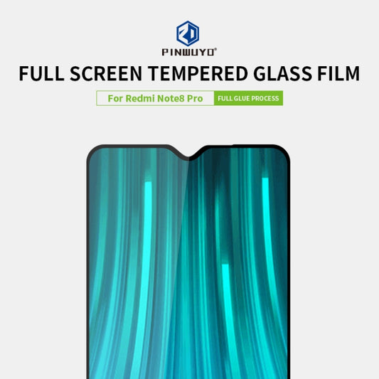 PINWUYO 9H 2.5D Full Screen Tempered Glass Film for