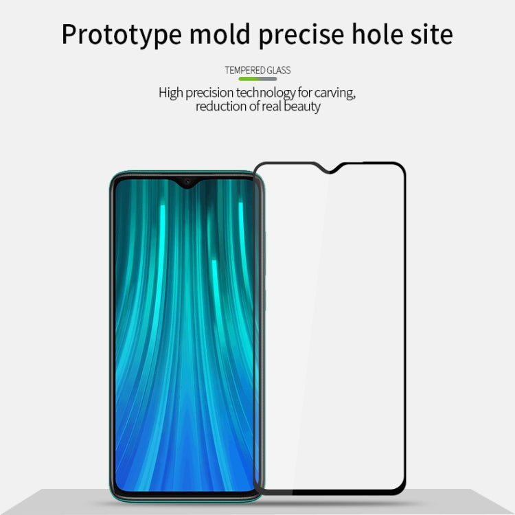 PINWUYO 9H 2.5D Full Screen Tempered Glass Film for, For Xiaomi RedMi Note8 Pro, For Vivo iQoo Pro 5G