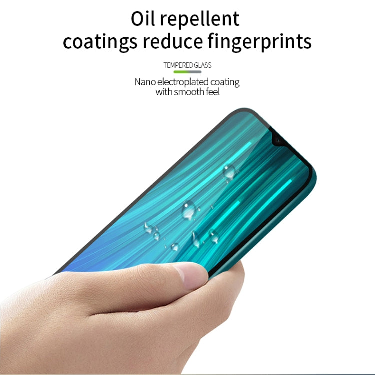 PINWUYO 9H 2.5D Full Screen Tempered Glass Film for, For Xiaomi RedMi Note8 Pro, For Vivo iQoo Pro 5G