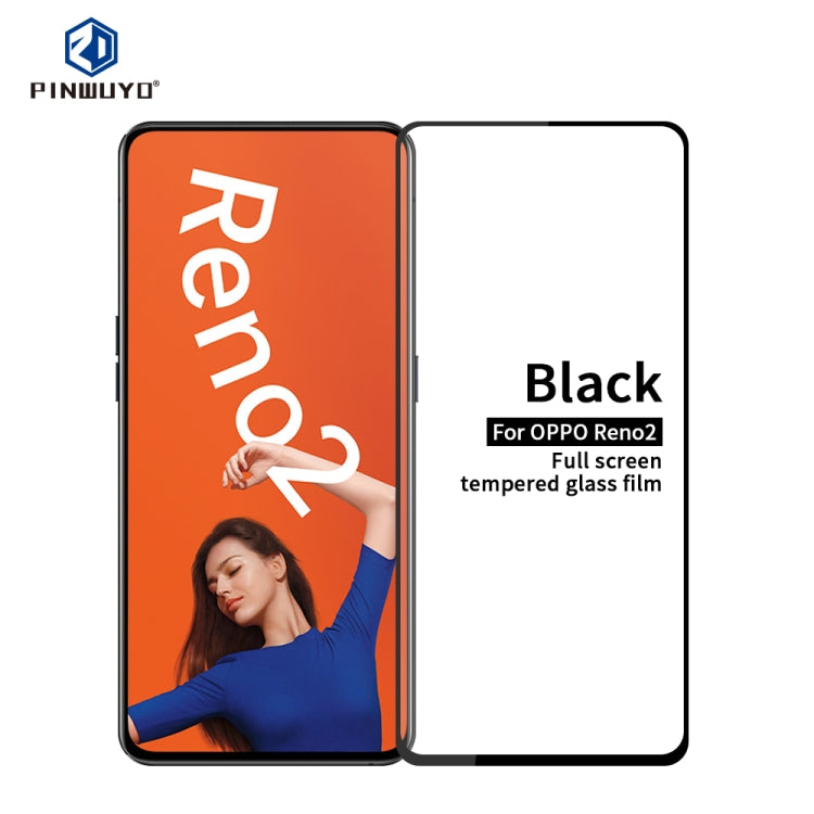 PINWUYO 9H 2.5D Full Screen Tempered Glass Film, For Xiaomi RedMi Note8, For OPPO Reno2, For Motorola Moto E6 Plus, For Xiaomi 9 Lite, For Motorola Moto P40 Power, For Motorola Moto One Zoom, For Realme5, For Realme5 Pro / RealmeQ