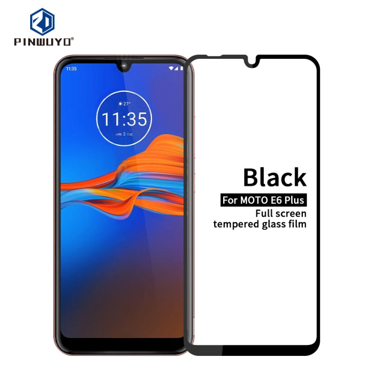 PINWUYO 9H 2.5D Full Screen Tempered Glass Film, For Xiaomi RedMi Note8, For OPPO Reno2, For Motorola Moto E6 Plus, For Xiaomi 9 Lite, For Motorola Moto P40 Power, For Motorola Moto One Zoom, For Realme5, For Realme5 Pro / RealmeQ