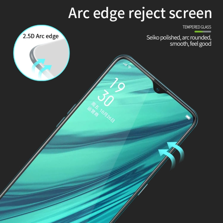 PINWUYO 9H 2.5D Full Screen Tempered Glass Film, For OPPO A9 2020 / A5 2020