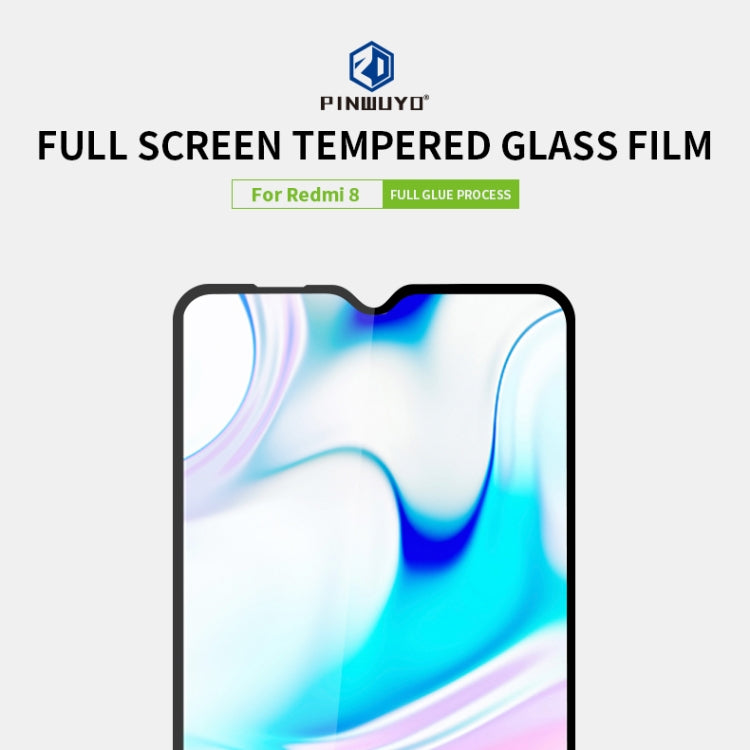 PINWUYO 9H 2.5D Full Screen Tempered Glass Film, For Xiaomi RedMi 8, For OPPO Reno ACE