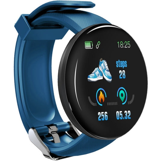 D18 1.3inch TFT Color Screen Smart Watch IP65 Waterproof,Support Call Reminder /Heart Rate Monitoring/Blood Pressure Monitoring/Sleep Monitoring