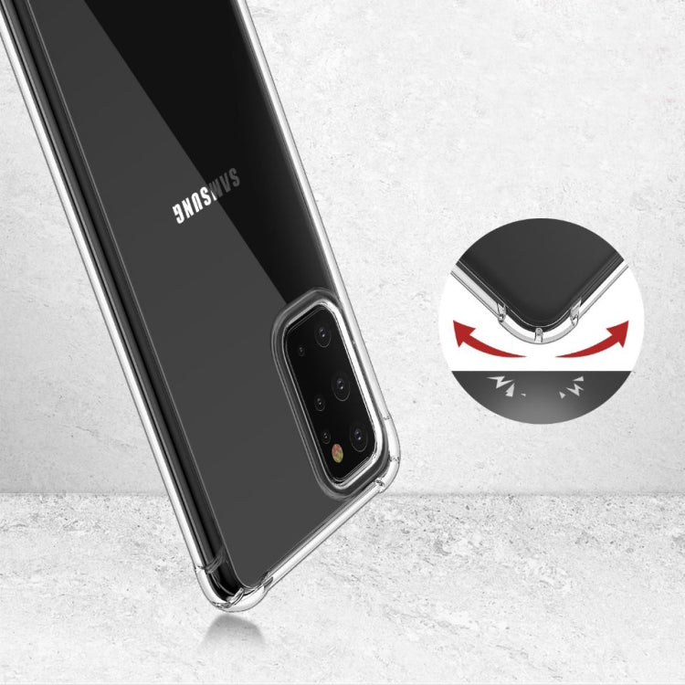 For Galaxy S11e Four-Corner Anti-Drop Ultra-Thin Transparent TPU Phone Case