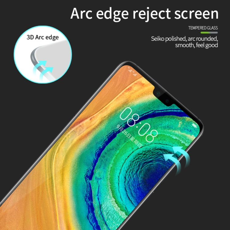 PINWUYO 9H 3D Curved Full Screen Explosion-proof Tempered Glass Film, For Huawei  Mate 30, For Huawei Honor V30 / Nova 6, For Xiaomi Redmi K30, For OnePlus 7T, For Vivo Z5x