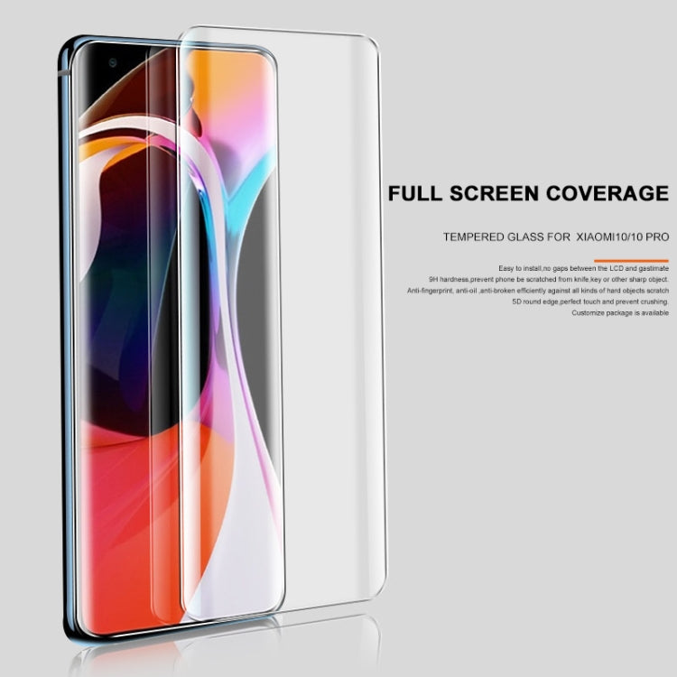 For Mi 10 / Mi 10 Pro mocolo 9H 3D Full Screen UV Screen Film, For Xiaomi Mi 10 / Mi 10 Pro
