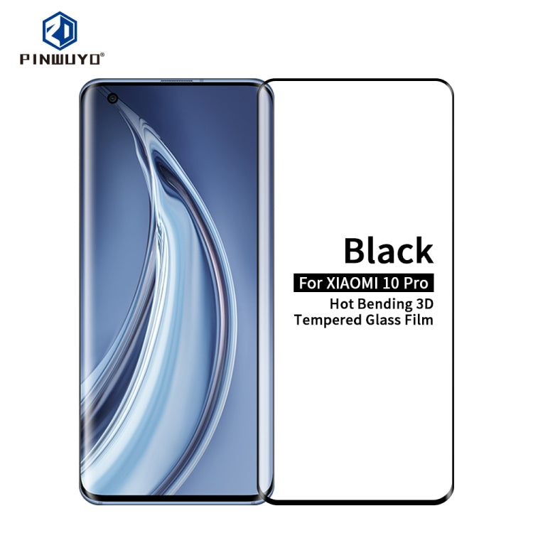 PINWUYO 9H 3D Hot Bending Tempered Glass Film, For Xiaomi Mi 10 Pro, For OPPO Find X2, For OPPO Find X2 Pro
