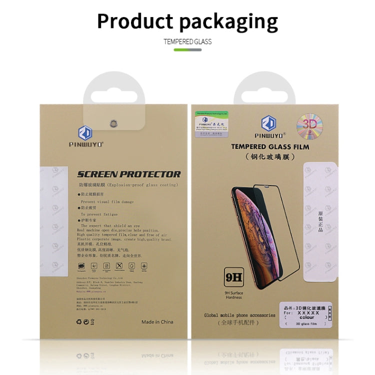 PINWUYO 9H 3D Hot Bending Tempered Glass Film, For Xiaomi Mi 10 Pro, For OPPO Find X2, For OPPO Find X2 Pro