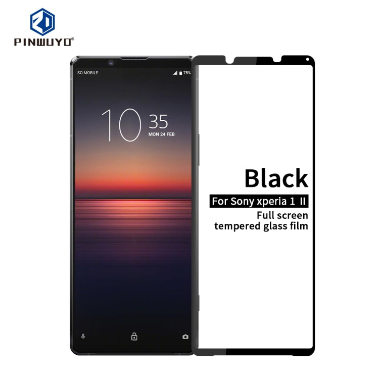 PINWUYO 9H 2.5D Full Screen Tempered Glass Film, For Sony Xperia 1 II, For OPPO A92s, For OPPO Ace2