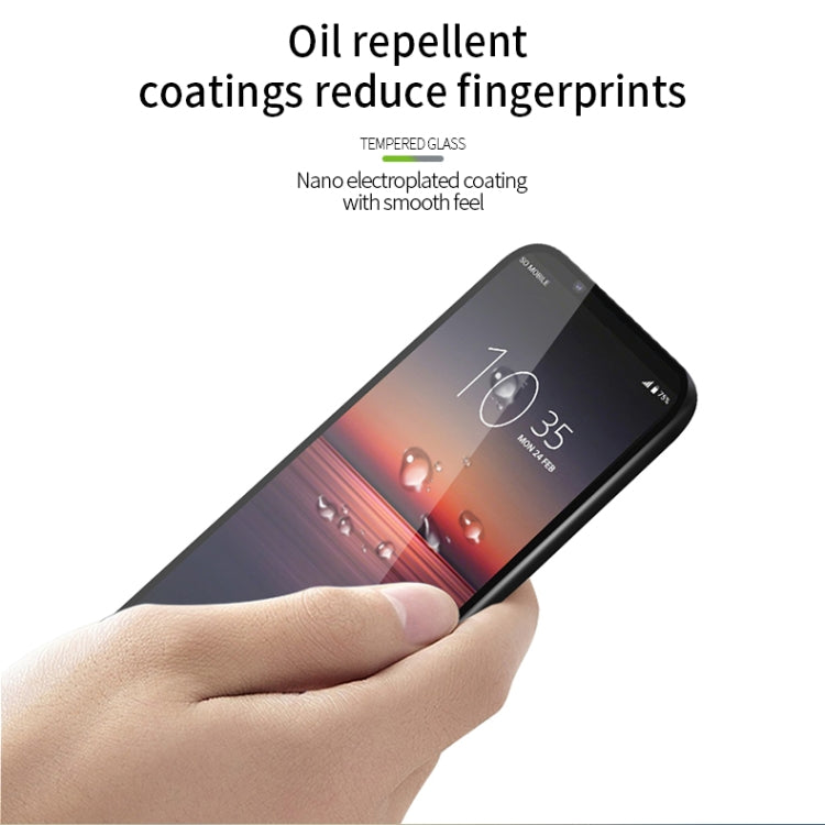 PINWUYO 9H 2.5D Full Screen Tempered Glass Film, For Sony Xperia 1 II, For OPPO A92s, For OPPO Ace2