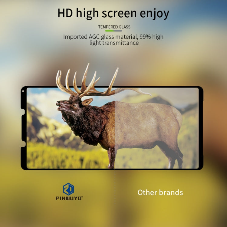 PINWUYO 9H 2.5D Full Screen Tempered Glass Film, For Sony Xperia 1 II, For OPPO A92s, For OPPO Ace2