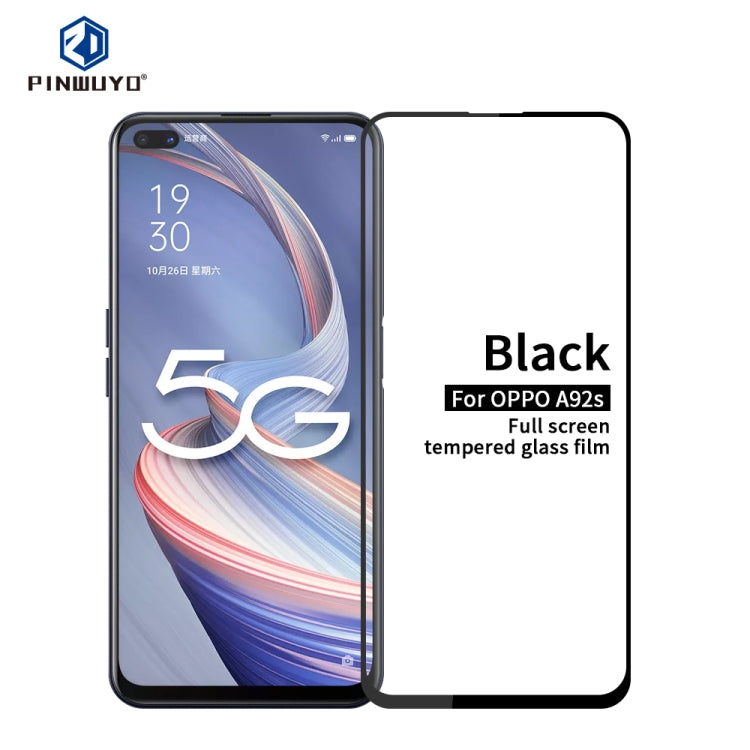 PINWUYO 9H 2.5D Full Screen Tempered Glass Film, For Sony Xperia 1 II, For OPPO A92s, For OPPO Ace2