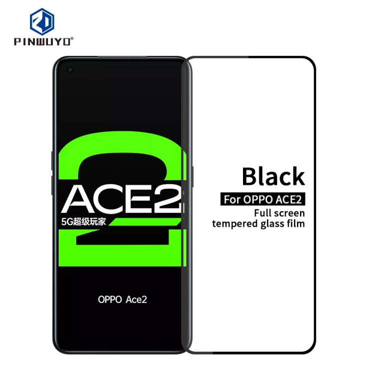 PINWUYO 9H 2.5D Full Screen Tempered Glass Film, For Sony Xperia 1 II, For OPPO A92s, For OPPO Ace2