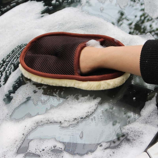 Car Styling Wool Soft Car Washing Gloves Cleaning Brush Motorcycle Washer Care Products