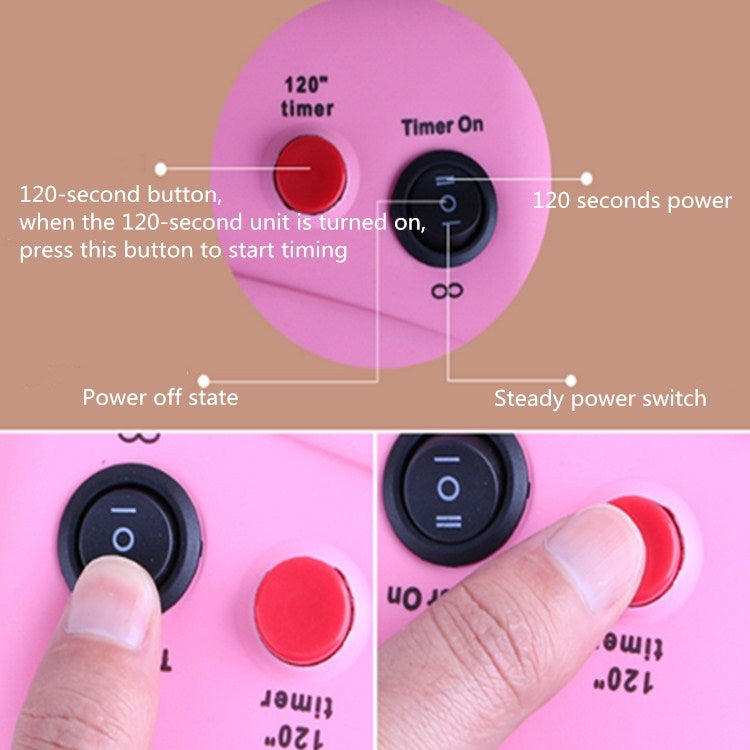 Nail Phototherapy Lamp 36W UV Baking Lamp Nail Polish Phototherapy Lamp, EU Plug