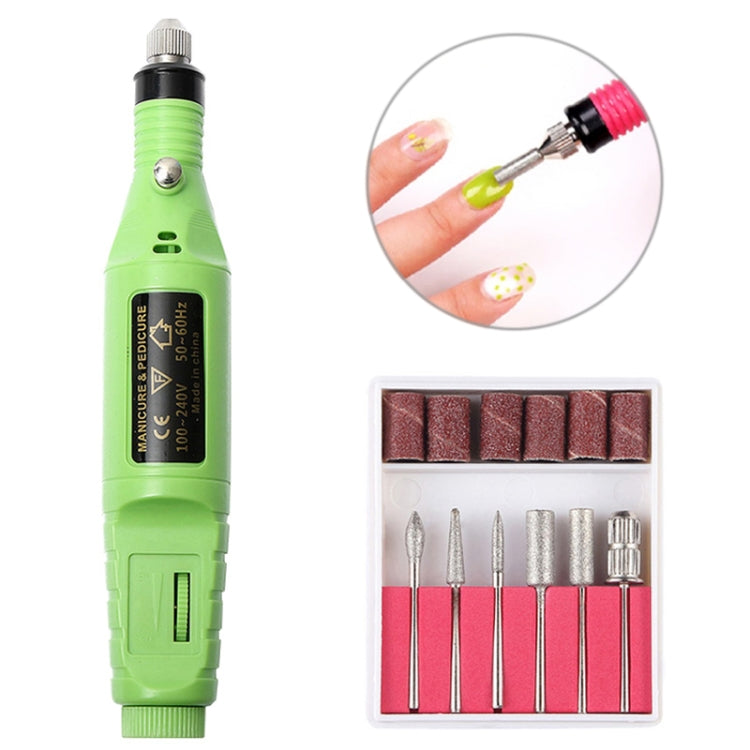 1 Set Power Professional Electric Manicure Machine Pen Pedicure Nail File Nail Tools 6 bits Drill Nail Drill Machine, US Plug Rose Red, US Plug Blue, US Plug White, EU Plug White, EU Plug Rose Red, EU Plug Black, EU Plug Green, EU Plug Pink, EU Plug Blue