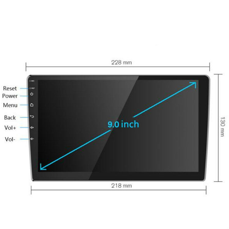 Universal Machine Android Smart Navigation Car Navigation DVD Reversing Video Integrated Machine, 9inch 1+16G Standard, 9inch 2+16G Standard, 9inch 2+32G Standard, 10inch 1+16G Standard, 10inch 2+16G Standard, 10inch 2+32G Standard���������������������...